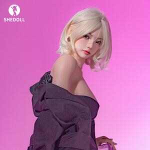 SHEDOLL 白露 168cm御姐支配者 D杯露肩黑裙-透光黑丝 可动口腔+加热夹吸体